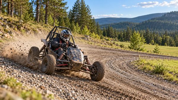 Découvrez 5 raisons d'essayer le kart cross en pleine nature