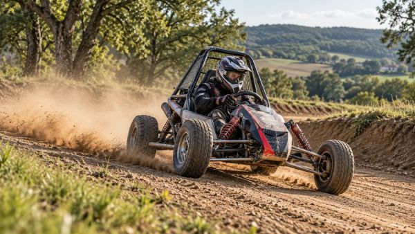 Découvrez 5 raisons d'essayer le kart cross en pleine nature